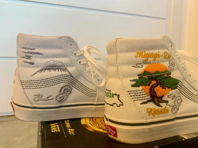 Tênis Vans Sk8-Hi 'Karate Kid' Personalizado
