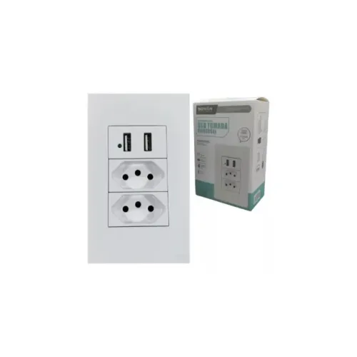 Interruptor de Tomada Universal Soyan A8-202C