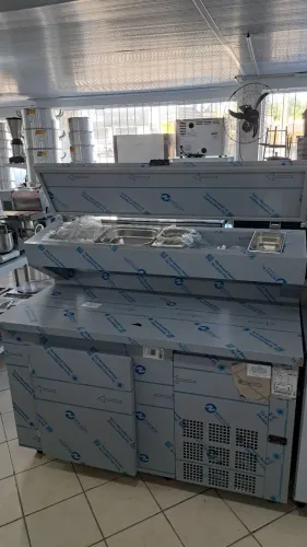 Ac balcão refrigerado 1.50mt condimentadora Gelopar