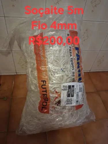 REDE SOÇAITE 5M FIO 4MM.