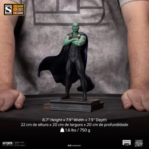 Caçador de Marte - Martian Manhunter - Art Scale 1/10 - Iron Studios 