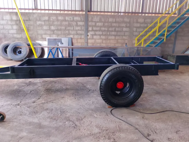 Carroça agrícola para transporte de lenha 