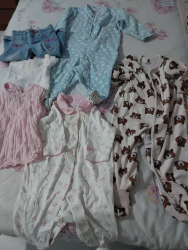 Kit 6 peças roupas para bebê