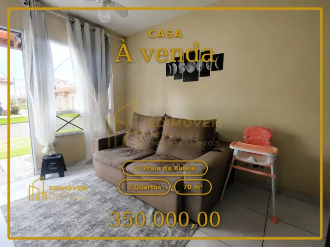 Linda casa em condomínio na Praia da Baleia Oportunidade imperdível!