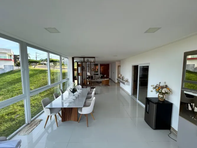 Casa para Locação em Camaçari, Alphaville (Abrantes), 7 dormitórios, 6 suítes, 7 banheiros