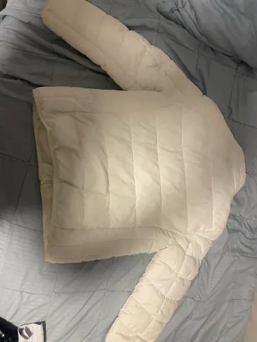 Jaqueta puffer branca