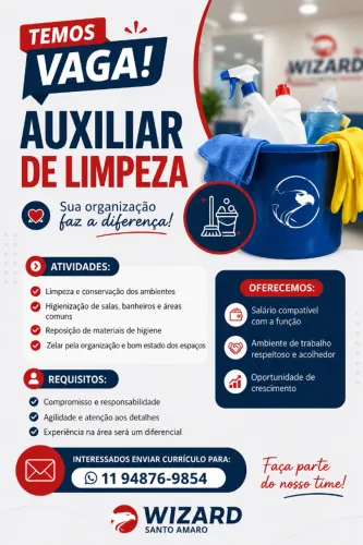 Auxiliar de Limpeza