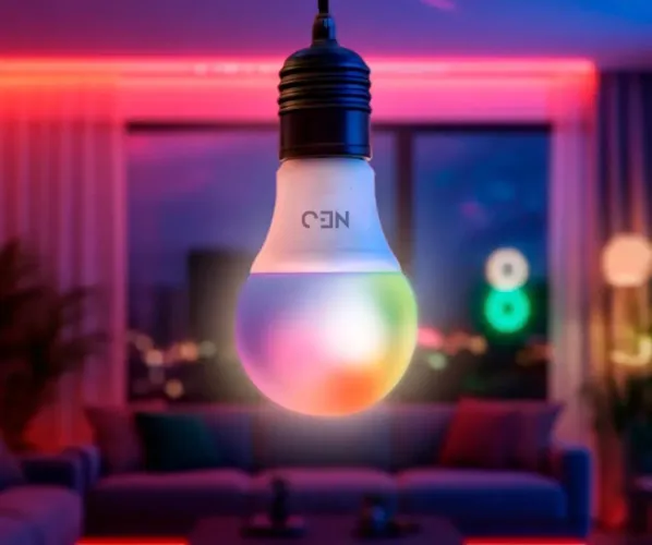 Lampada Smart Alexa Google 10w Rgb Branco Quente/neutro/frio E27 Cod: 290028177 Avant Neo