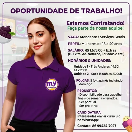 Vaga para produção o
