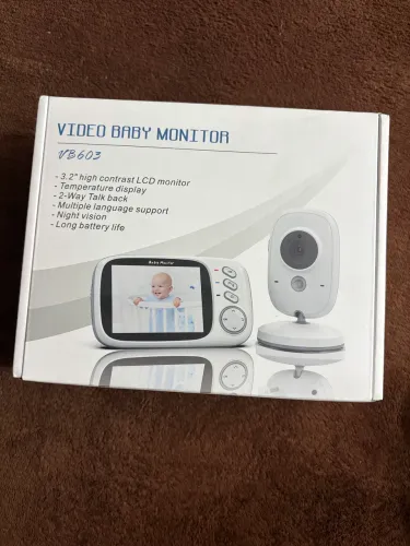 Baby Monitor Vb603 Baba Eletrônica Com Monitor branco