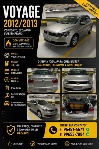 Volkswagen Voyage 1.0/1.0 City MI Total Flex 8V 4P 2013
