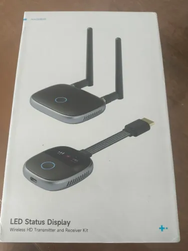 kit transmissor e receptor hdmi sem fio hagibis