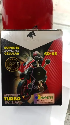 Suporte para celular com carregador 
