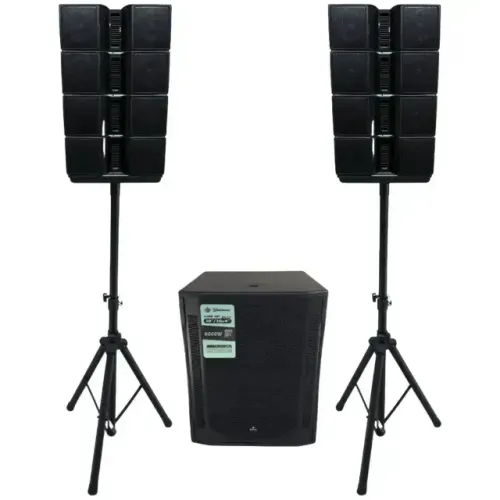 Caixa Amplificada de 18 Pol Torre Ativo Waldman L2-18164