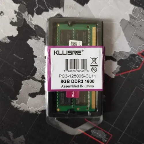 Memória Notebook Kllisre 8GB DDR3 1600MHz PC3-12800S Alta Performance