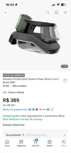 Extratora wap portátil
