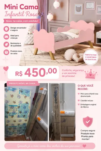 Mini cama infantil 