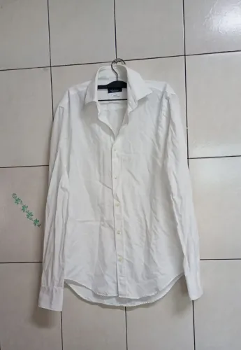 Camisa Zara Man branca tamanho P