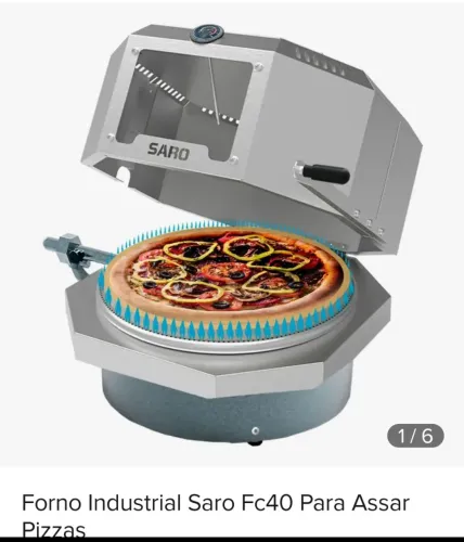 Vendo um forno a gás para assar pizza.