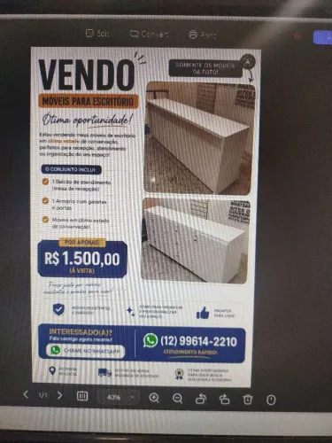 móveis para escritório