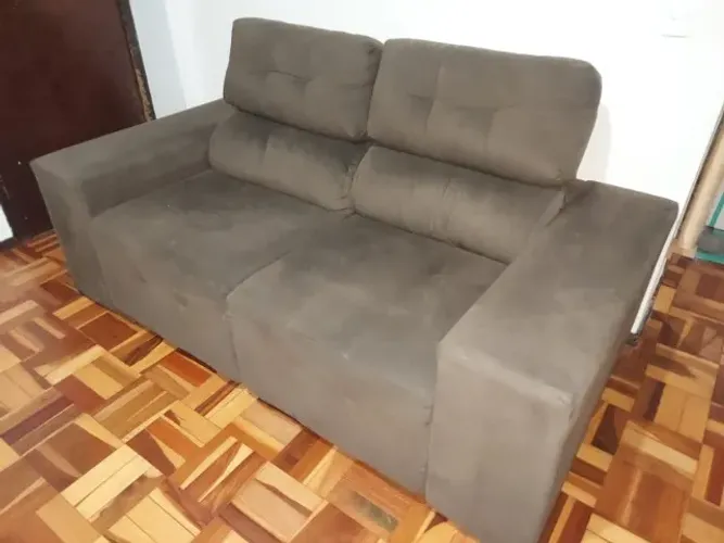 Sofá 2 Lugares Retrátil Reclinável