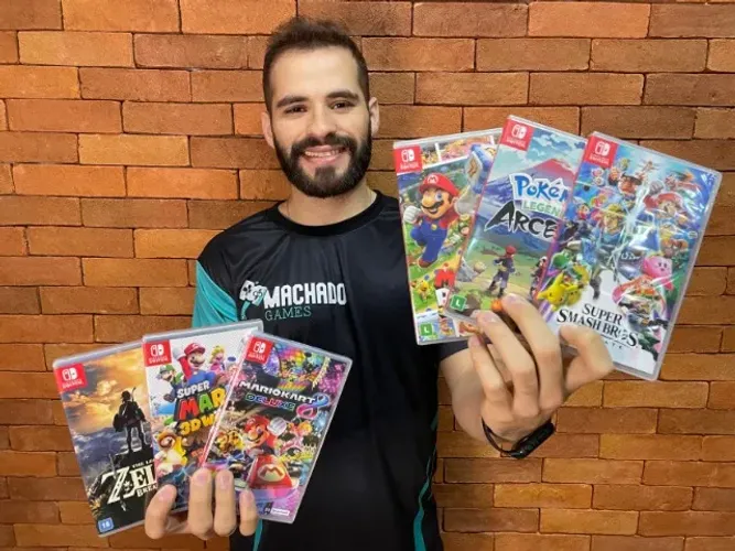 Jogo Nintendo Switch Original (Somos loja, Valores na descrição)