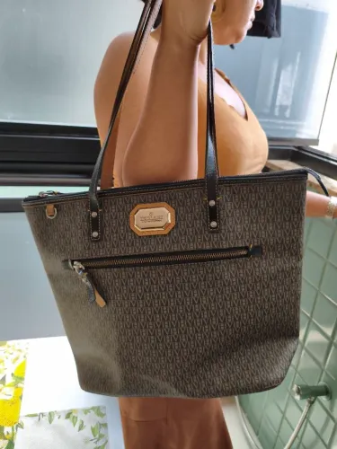 Bolsa de luxo Victor Hugo em couro original