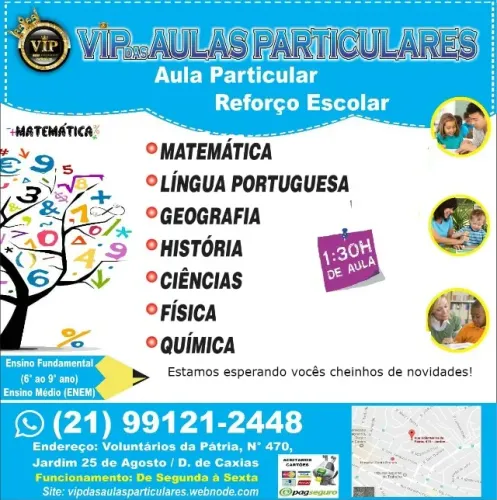Reforço escolar de Matemática, física, químima e Português.