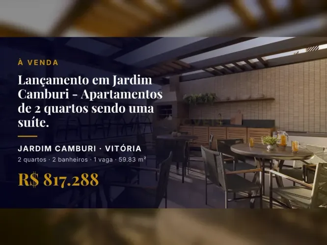 Apartamento Garden em Jardim Camburi: Quintal privativo para você!