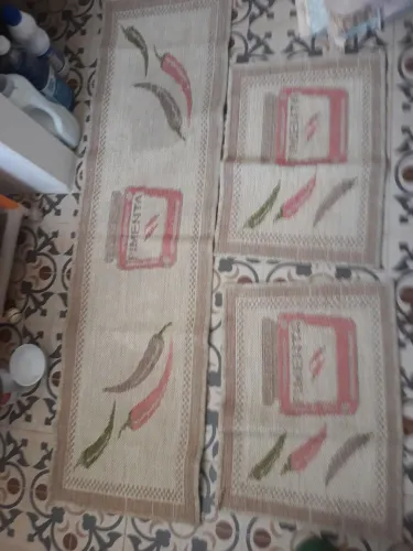 Conjunto de tapetes para cozinha