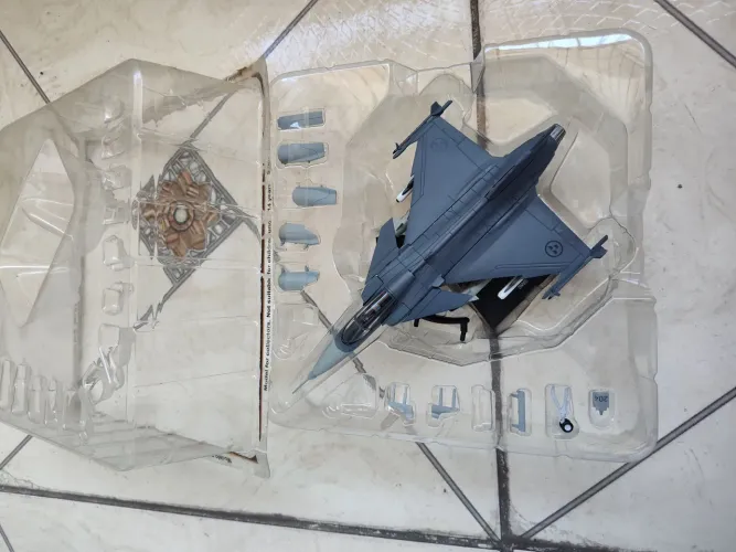 Aviões de combate a jato gripen ng deagostini altaya