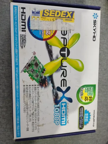 Placa de captura de vídeo PCI express entrada HDMI Full HD 1080p