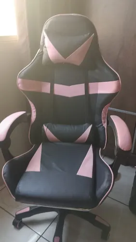 Cadeira gamer rosa