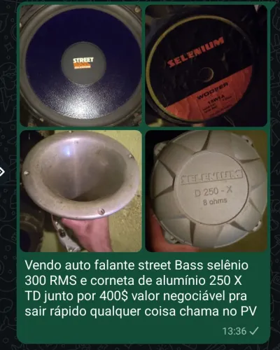 Venda de eletrônico