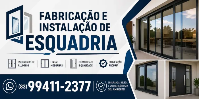 Esquadria de alumínio 