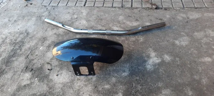 Paralama dianteiro curto preto para Harley Sportster XL1200CA