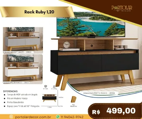 Rack Ruby 1.20 a pronta entrega