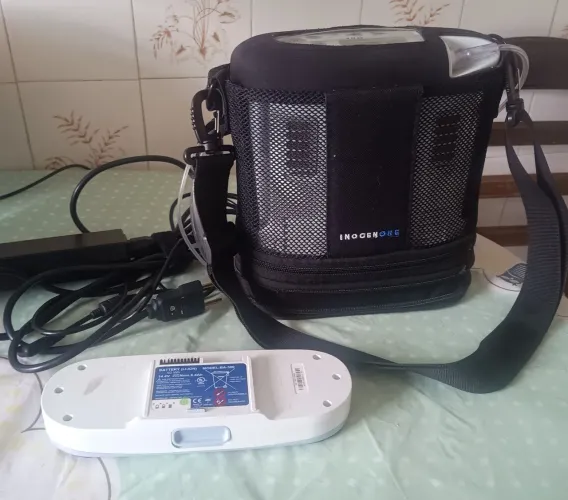 Concentrador de Oxigênio Portátil Inogen One G3 + 2 Baterias + Bolsa e Carregador