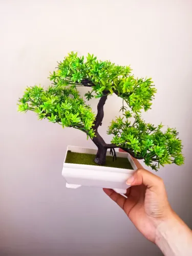 Bonsai artificial - decoração setup e ambientes