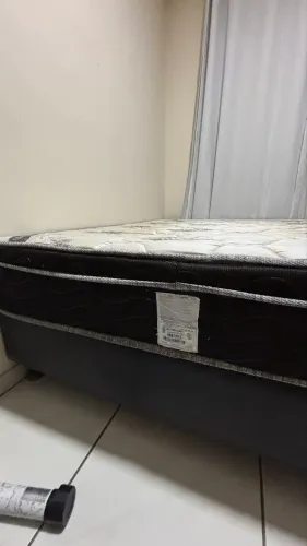 Cama box ortobom (baú + colchão)