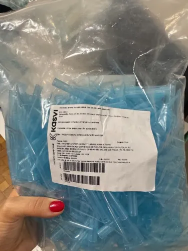 15 sacos de Ponteira sem Filtro 100 - 1000UL TIPO GILSON AZUL