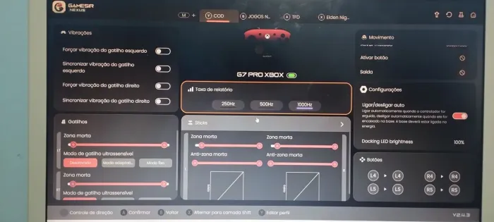 Controle Gamersir g7PRO TRI-MODE