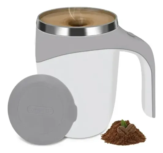 Caneca Mixer Automática Magnetica 380ml Inox Misturador