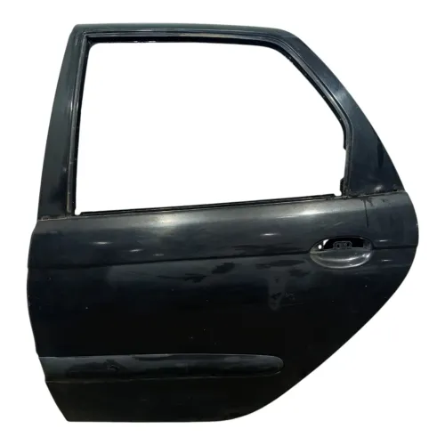 Porta Preta Traseira Esquerda Renault Scenic 2000 01 A 2012  Traseira Direira Preto