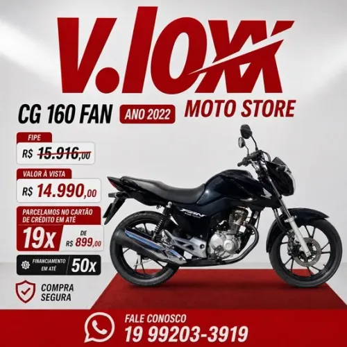 HONDA CG 160 FAN 2022/2022