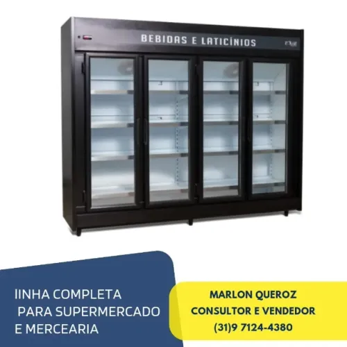 Refrigerador Expositor 4 Portas Polar Novo