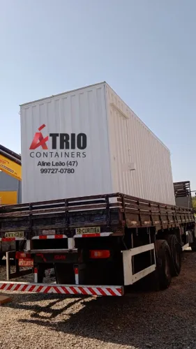 Container 3m Galvanizado | Estrutura Metalon e Fechadura Tetra