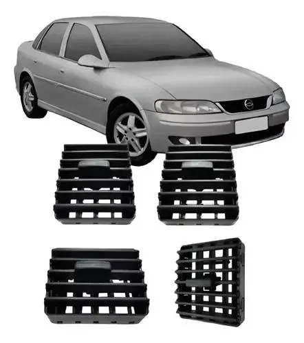 Kit 4 Difusor de Ar Vectra 96/05 / Central e Lateral 