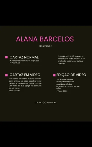 Cartazes para eventos ou trabalhos