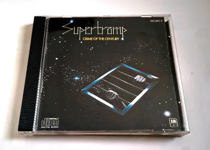 CD Supertramp - Crime Of The Century -  A&M Polygram - Ind. Brasileira. CD de coleção Pess